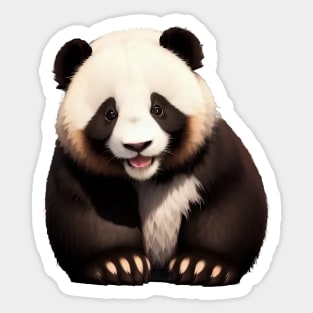 Just a Smily Baby Panda 2 Sticker